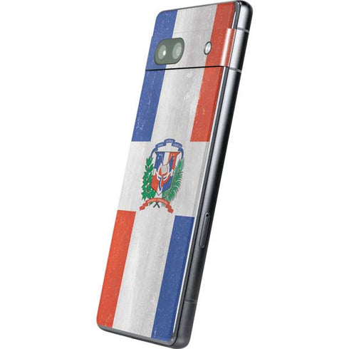 Dominican Republic Flag Faded Google Pixel 7a Skin